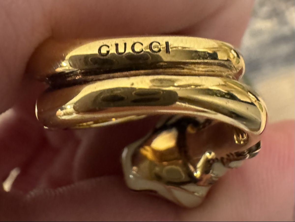 Gucci Anelli: Gucci // Damen Ring // Doppel Tiger Kopf // Gr.10 – Nuovo e nell'imballaggio originale da Tann venduto da Carolinekne 2