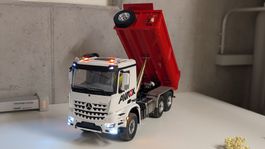 RC hydraulik Kipper 1:14 Mercedes Arocs 6x6 RTR Allrad Sperr