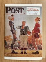 AK mit Kunst von Norman Rockwell / The Toss