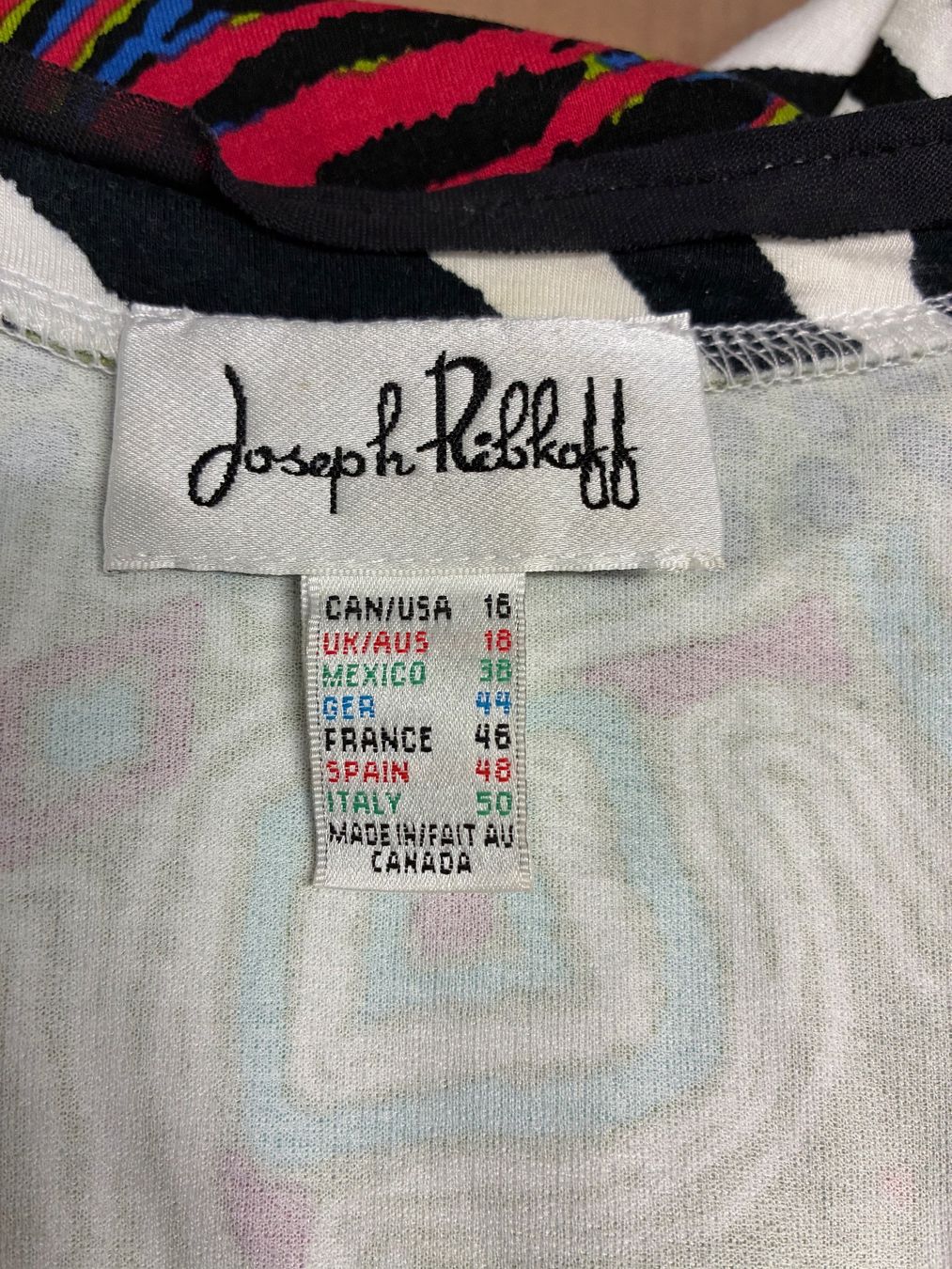 Camicette: Farbenfrohe Top von Joseph Ribkoff – Usato da Zürich venduto da van_5xbk 3