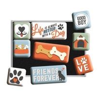 9-TLG MAGNET-SET-HUNDEMOTIV-PFOTEN