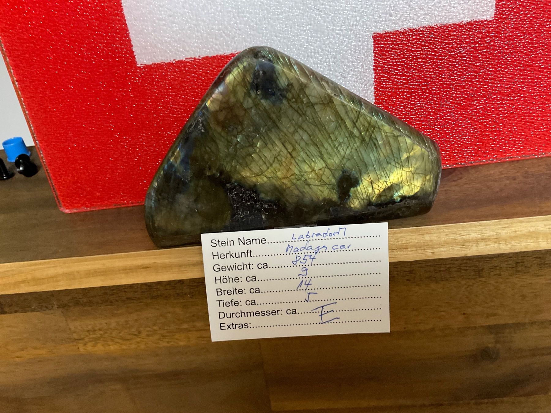 Minerali & Pietre curative: Labradorit – Nuovo (secondo la descrizione) da Gibswil venduto da MineralienJRS 3