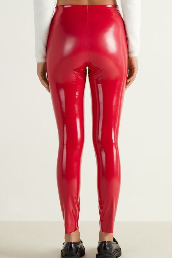 Leggings: Vinyl Leggings Rot Grösse M – Neu und originalverpackt aus Uetendorf von Stoun 4