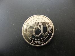 Medaille Europa 1 ECU 1998