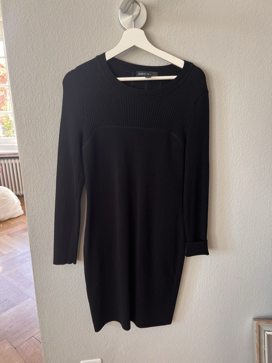 Marc Cain Vestiti: Strickkleid Marc Cain, Gr. 38, schwarz,  – Usato da Solothurn venduto da Brini06