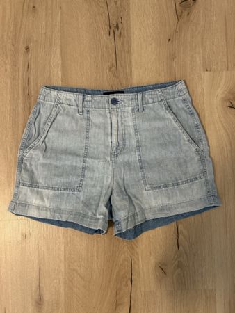 Next Shorts Damen hellblau 100% Baumwolle, Gr. 38