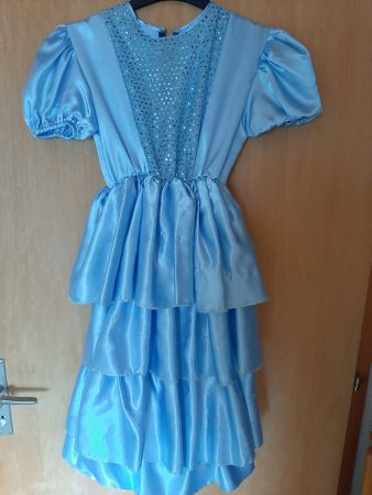 Blaues Prinzessinnenkostüm, Größe S (4/6 Jahre)👗👑✨