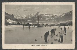 Carte P de 1915 ( Eirsring Gstaad / Curling )