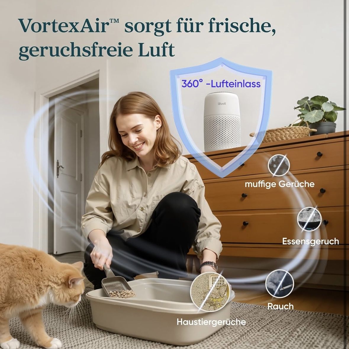 Luftreiniger: Levoit Luftreiniger Core Mini weiss HEPA Filter neuwertig – Gebraucht aus GOLDACH von seller01 2