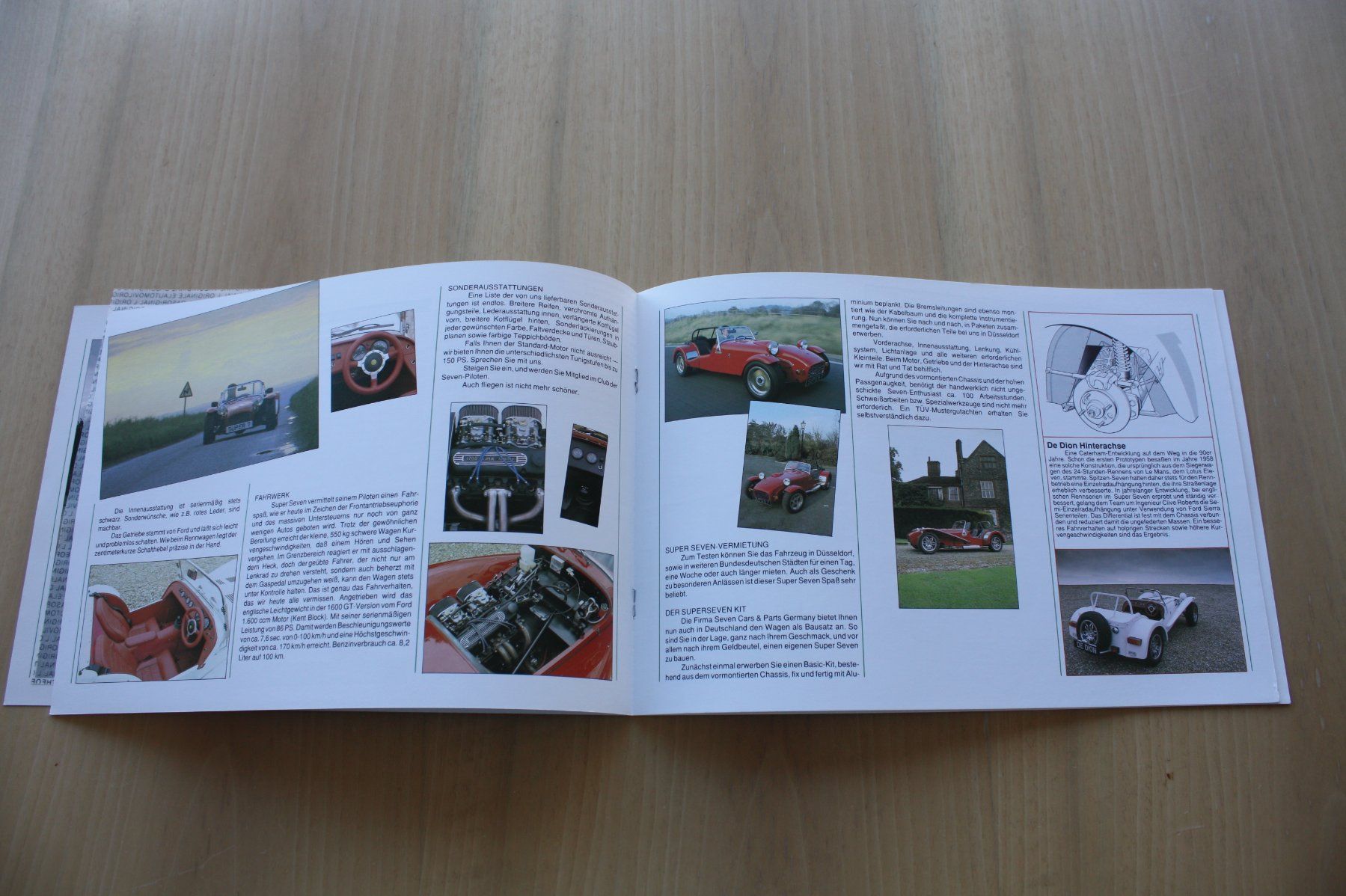 Lotus Documenti: Caterham Super 7 Prospekt – Usato da Wikon venduto da erwin400 3