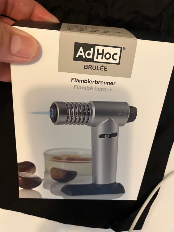Produktbild von Rokkes Flambierbrenner Bunsenbrenner Küche Flambierer Küchenbrenner