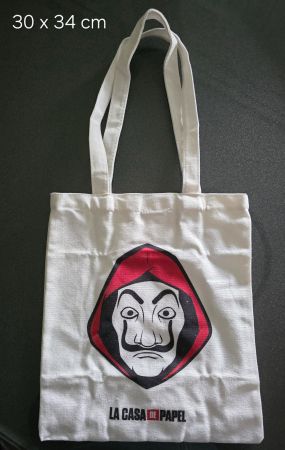 La Casa de Papel Stofftasche, neuwertig, 30 x 34 cm