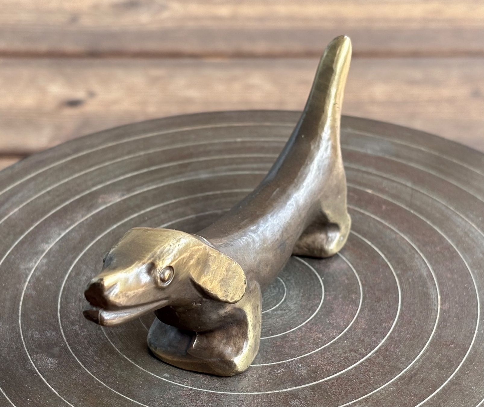 Bag Turgi Figuren: BAG Werbefigur Bronze Hund, Dackel – Gebraucht aus Lüchingen von Eeizo 2