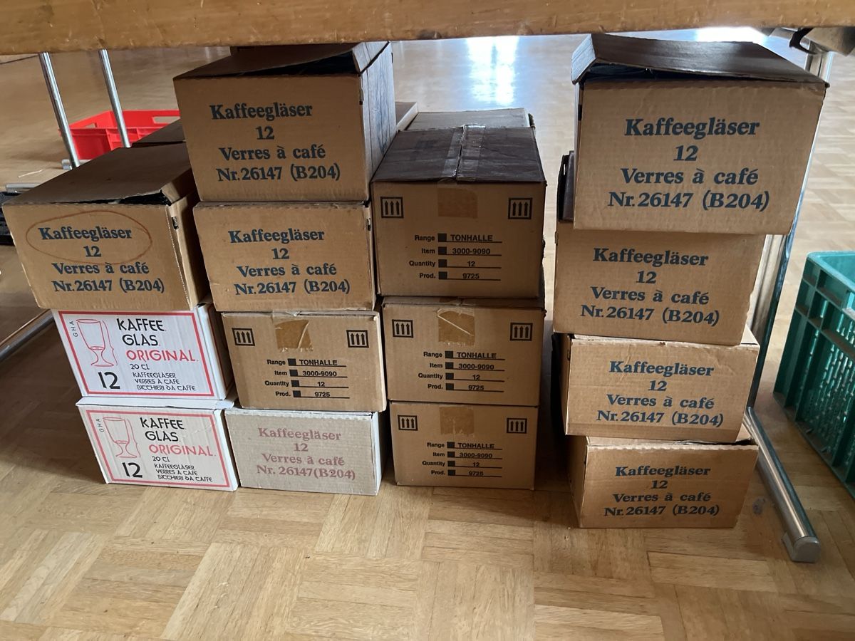 Bicchieri: Kaffeeglas 12Stk. Neu – Nuovo e nell'imballaggio originale da Huttwil venduto da kim_f87x 1