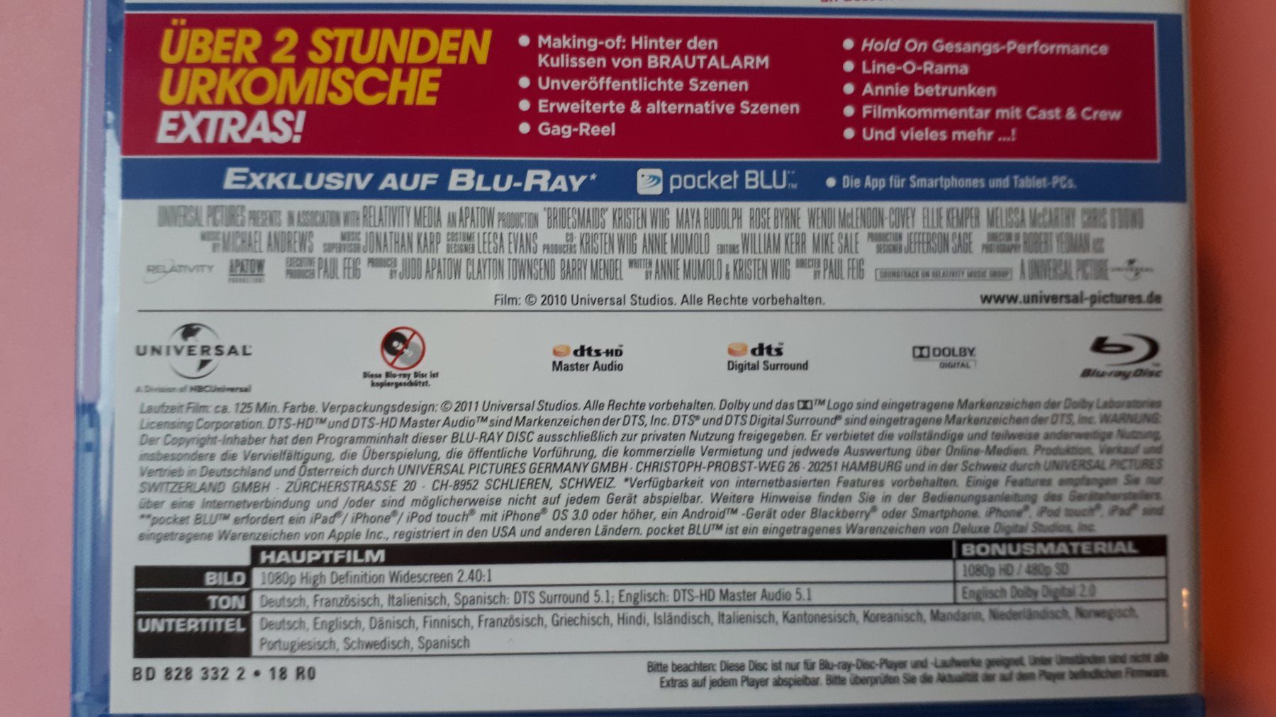 Tutti i DVDs: BRAUTALARM Blu-Ray mit Digital Copy – Usato da Seewen SZ venduto da SuperpumaDisplayTeam 3