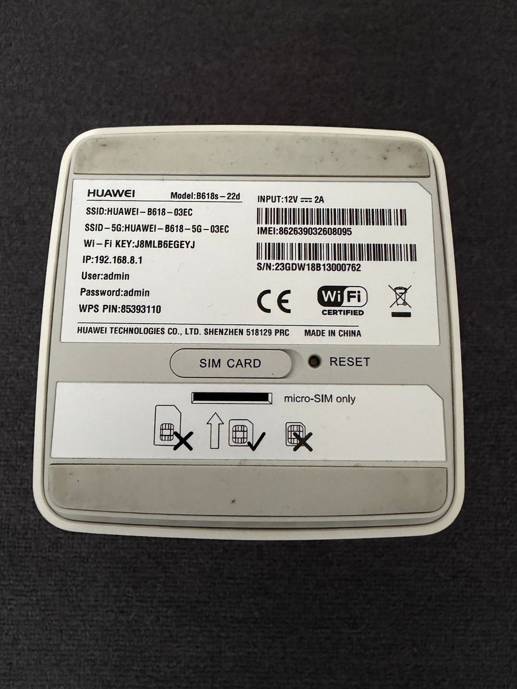 Huawei Modem & Router: Huawei B618 – Usato da Möriken AG venduto da jackAG 2