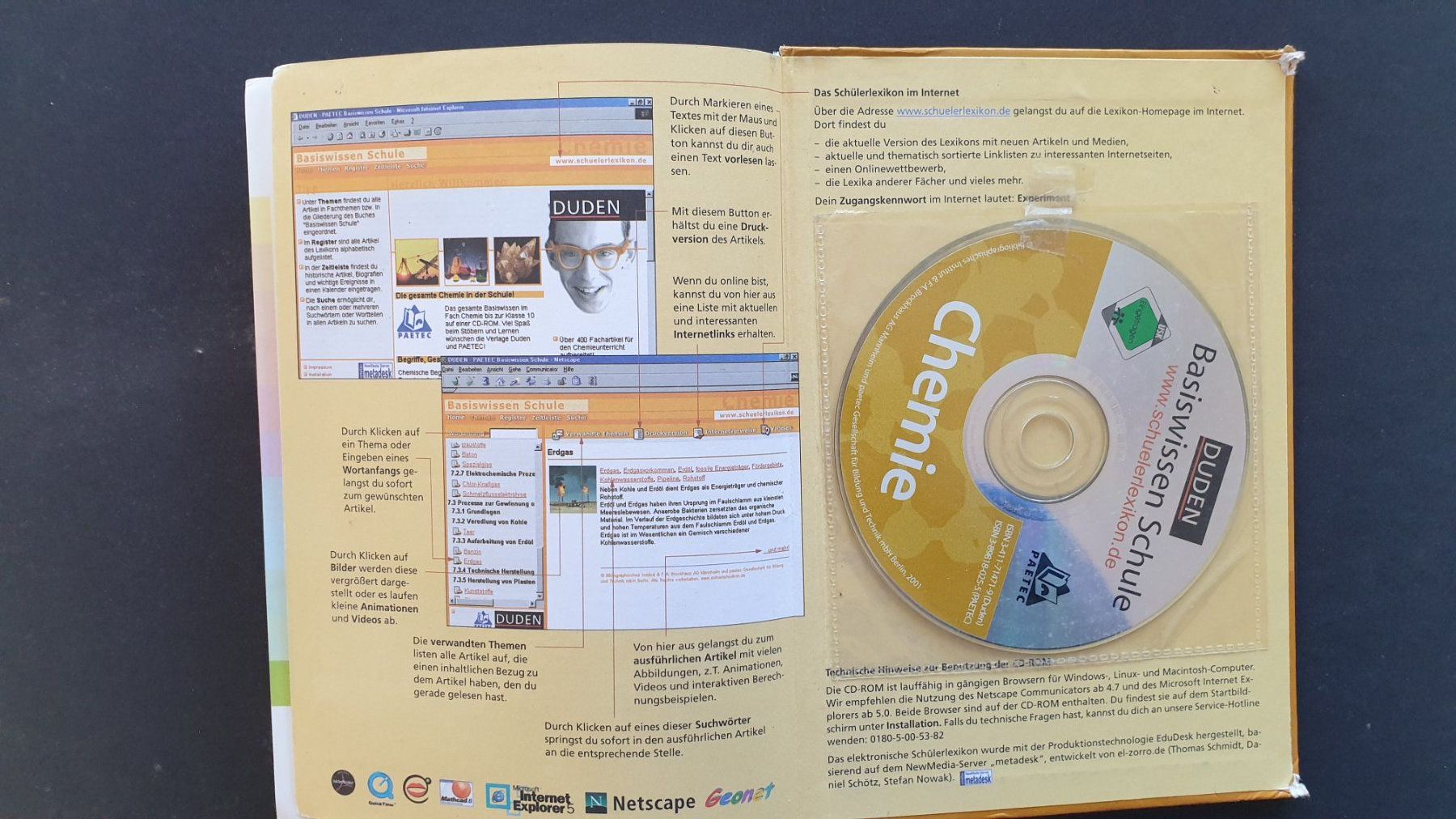Libri: Duden Chemie Basiswissen mit CD. – Usato da Goldach venduto da armando_r 3