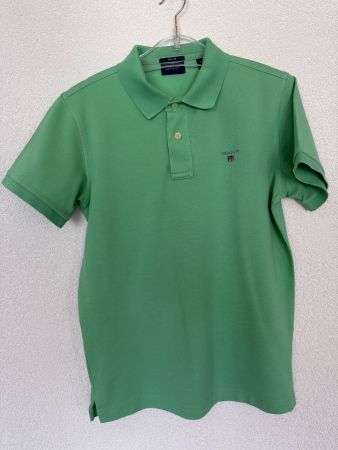 Polo Gant vert – Taille S – Coupe Regular