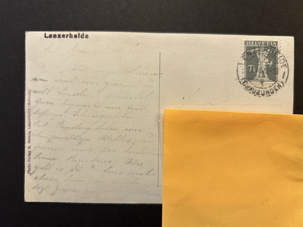 Cartes postales: Lenzerheide 1920 seltene AK – D'occasion à Fanas par Alessio11 1