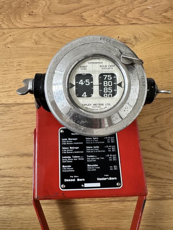 TAPLEY METERS LTD. Brake Test Meter | Kaufen auf Ricardo