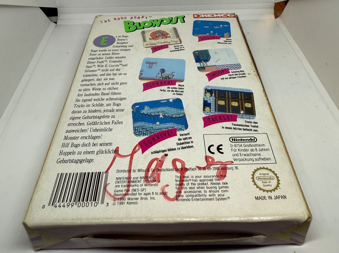 Nintendo Giochi: Bugs Bunny Blowout Nintendo NES OVP – Usato da Dietlikon venduto da NESFEVER 1
