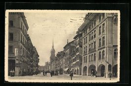 Bern, Rue de l'Hopital, Strassenpartie m