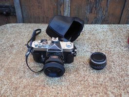 Kamera: Konica T3 plus 1 Adapter