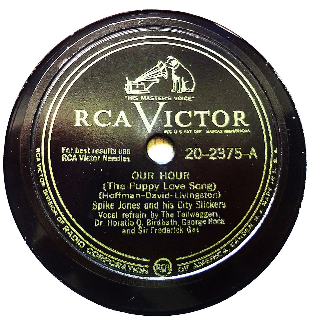 Dischi in vinile: Spike Jones a.h. City Slickers, 2 Schellackplatten – Usato da Hemishofen venduto da Phonomandy