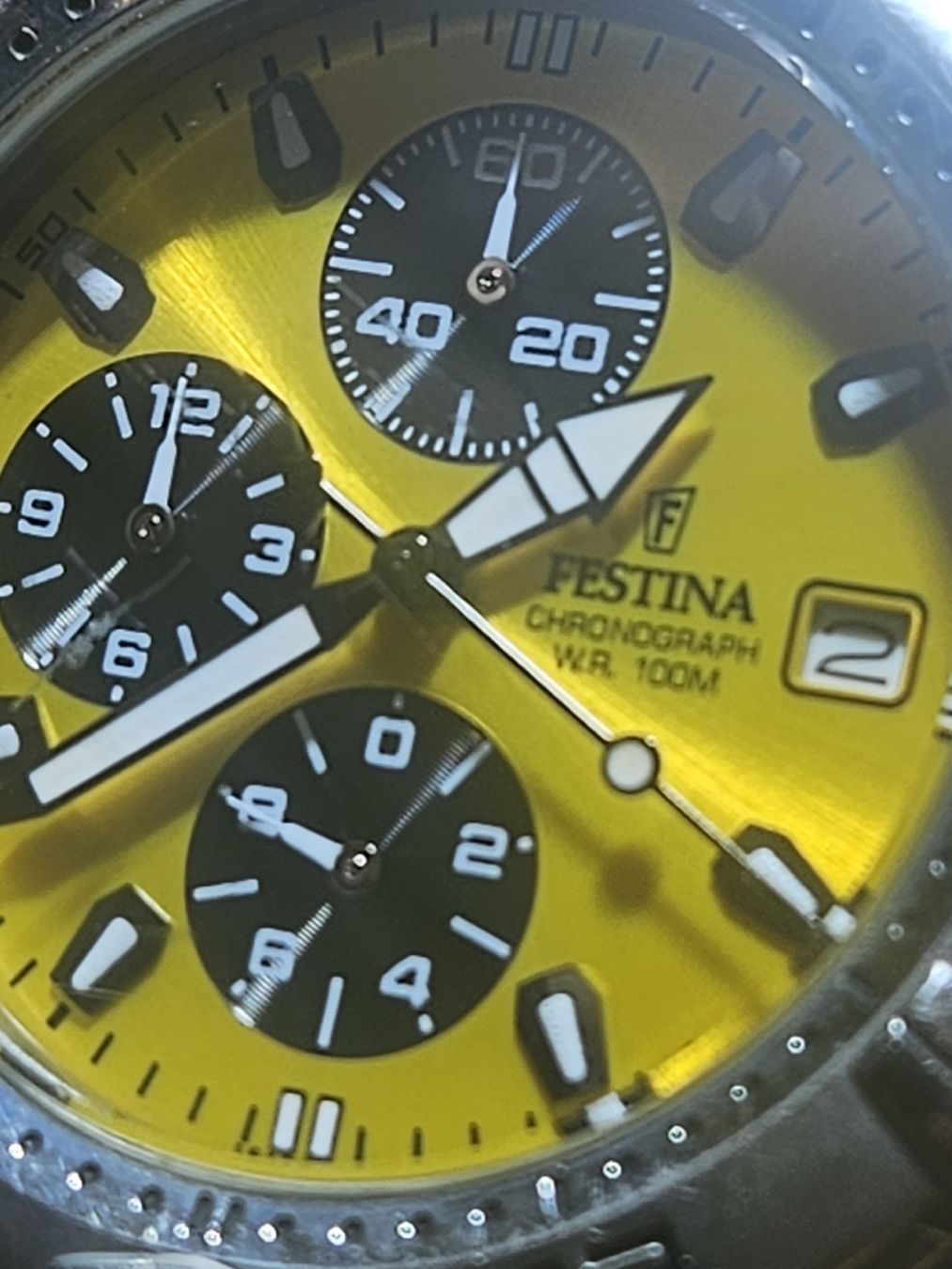 Festina Orologi: Festina Herrenuhr Chronograph 40mm – Usato da Flamatt venduto da pie_f9zm 3