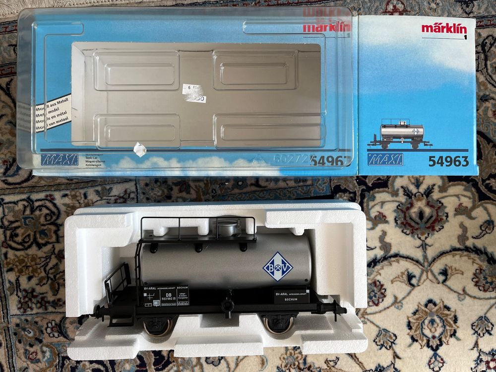 Märklin 54963 Kesselwagen BV Aral MAXI Spur 1 in OVP (Gebraucht) in ...