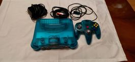 Nintendo 64 Limited Edition Blue ,hervorragender Zustand