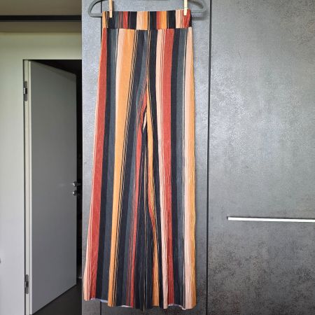 🐸 RIVER ISLAND PALAZZOHOSE 34 HOSE LUFTIG LEICHT GESTREIFT