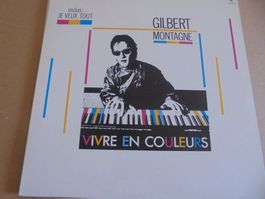 Gilbert Montagné " Vivre en couleurs " LP Italie 1987 (VG+)