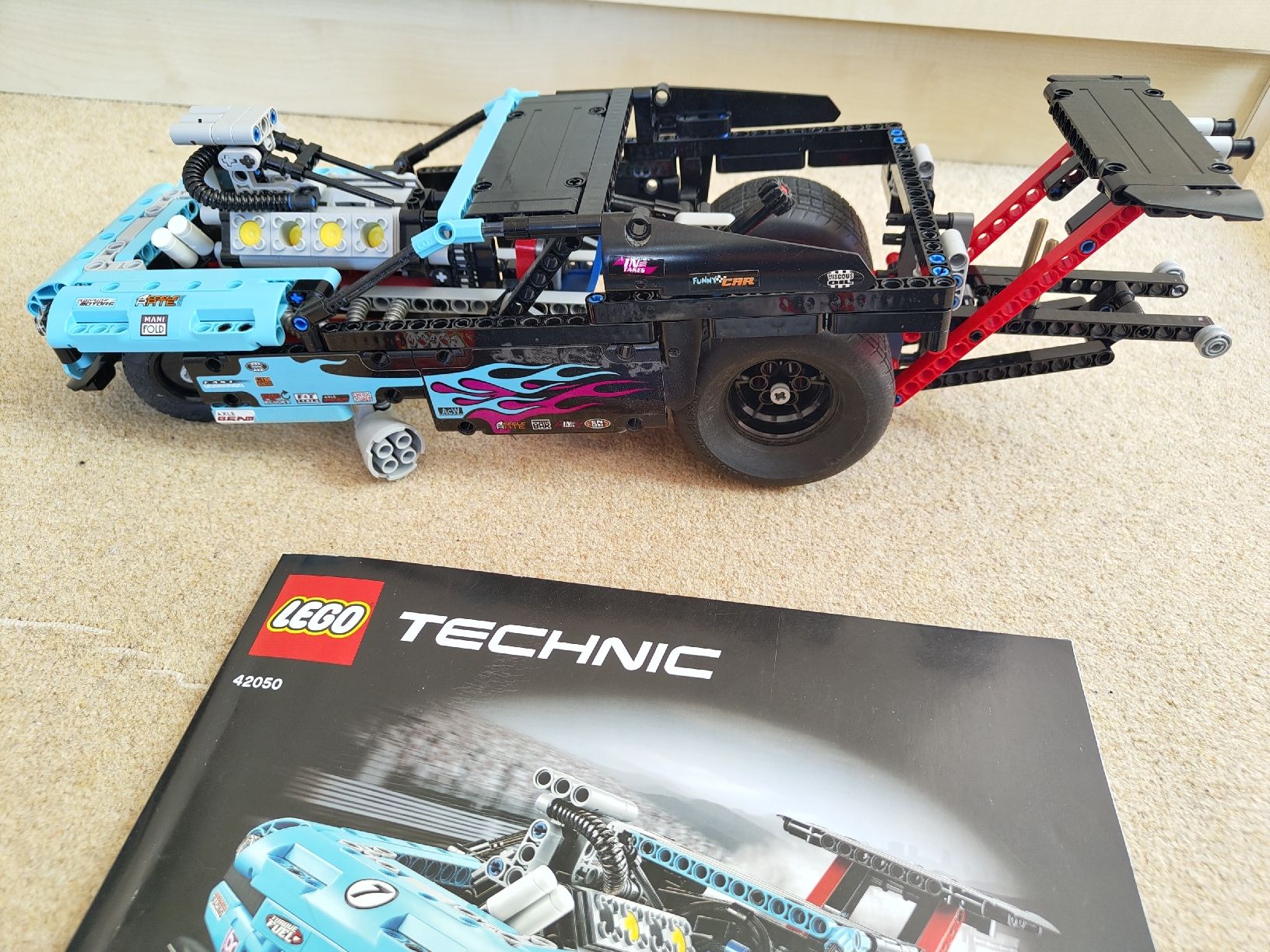 Lego Kit di costruzioni: Lego Technic 42050 Drag Racer with Instructions – Usato da Glattbrugg venduto da har_jgc7 5