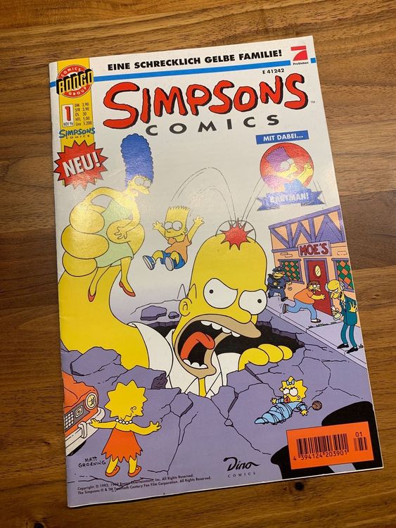 THE SIMPSONS COMICS ERSTAUSGABE | Kaufen auf Ricardo