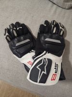 Motorradhandschuhe Alpinestars SP-8 schwarz weiss
