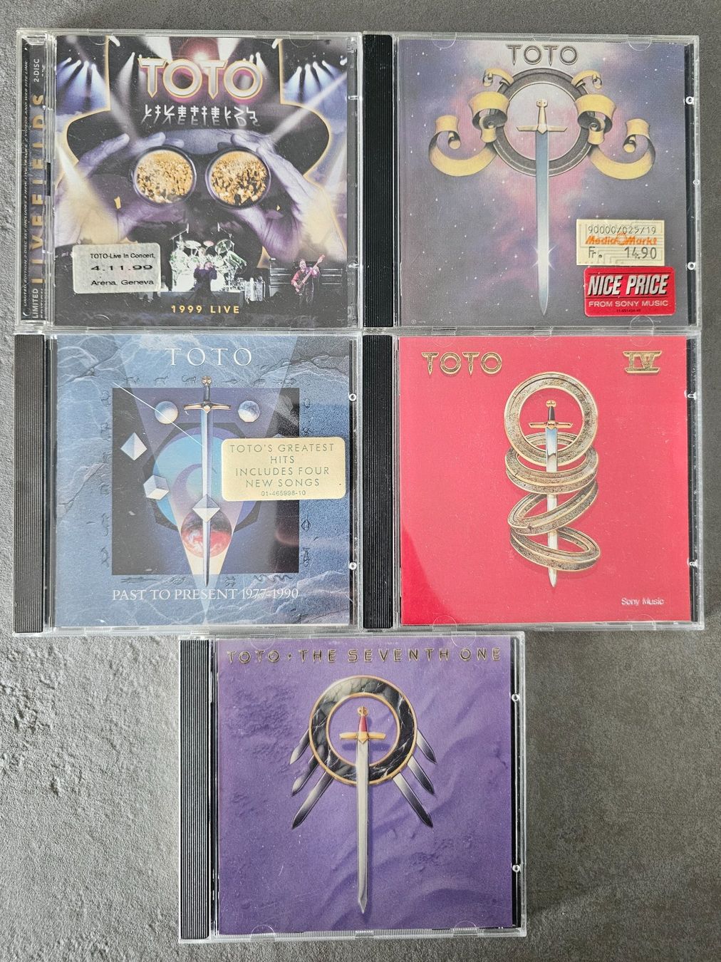 CD: TOTO CD's – Usato da Unterkulm venduto da Chaplyn2018