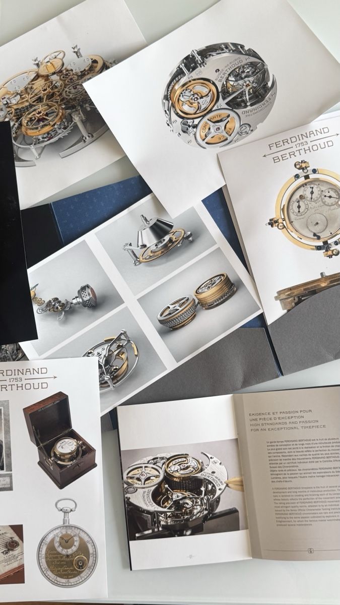 Documenti: Ferdinand Berthoud - Dossier de Présentation Luxe / FB 1 – Usato da Neuchâtel venduto da Elipshop