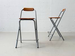 Sgabello da bar vintage Denis pieghevole di IKEA - fine anni