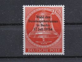 Berlin 1954 Wahl Bundespräsident  **
