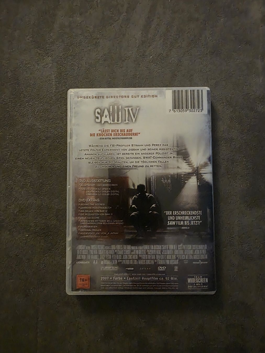 Tutti i DVDs: SAW 4 – Usato da Dietlikon venduto da Audipower1981 1