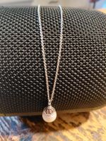 tiffany kette mit perlenanhänger 925er silber 