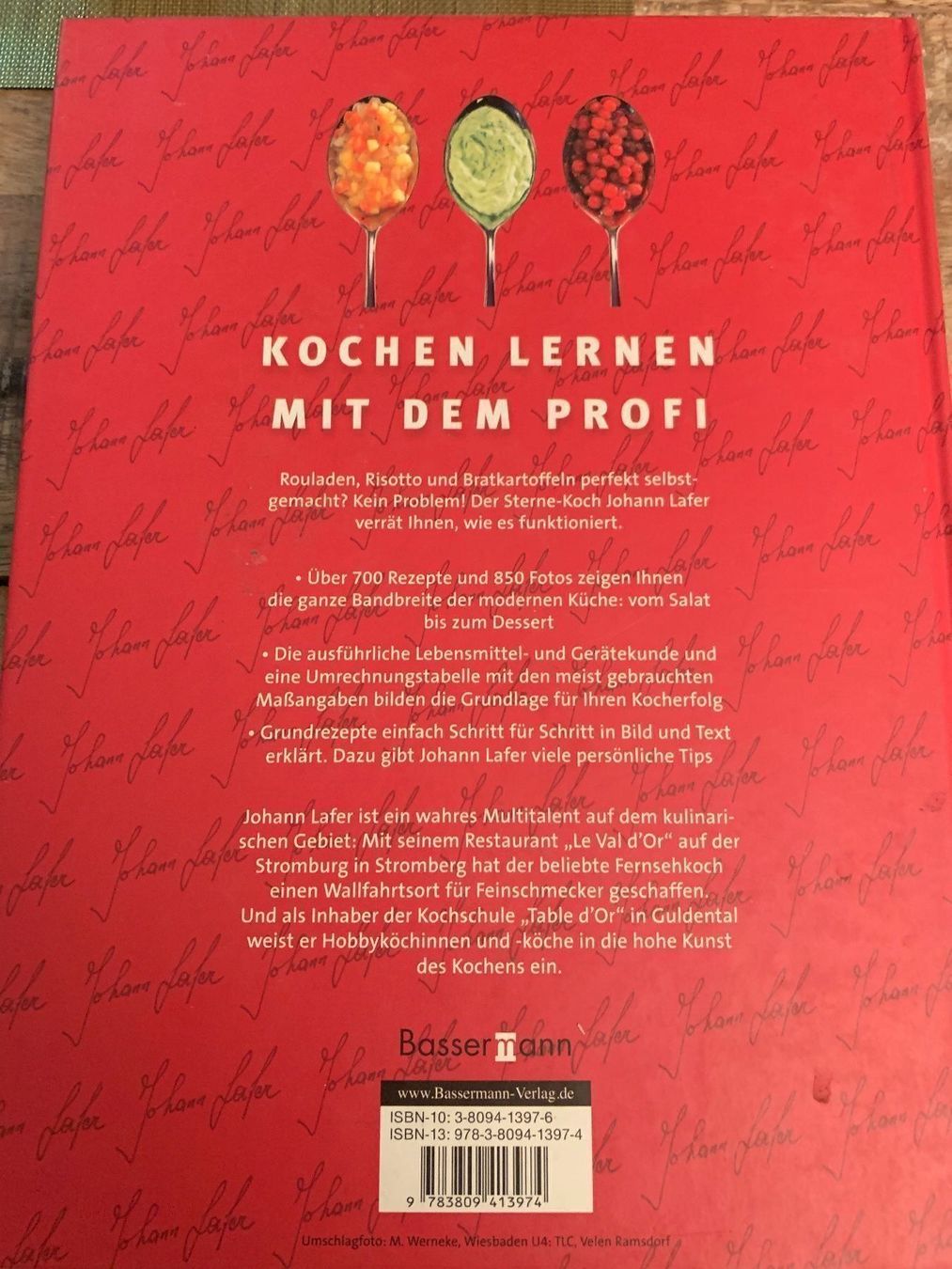 Libri: Johann Lafer Meine Kochschule – Usato da Regensdorf venduto da Spyke55 1