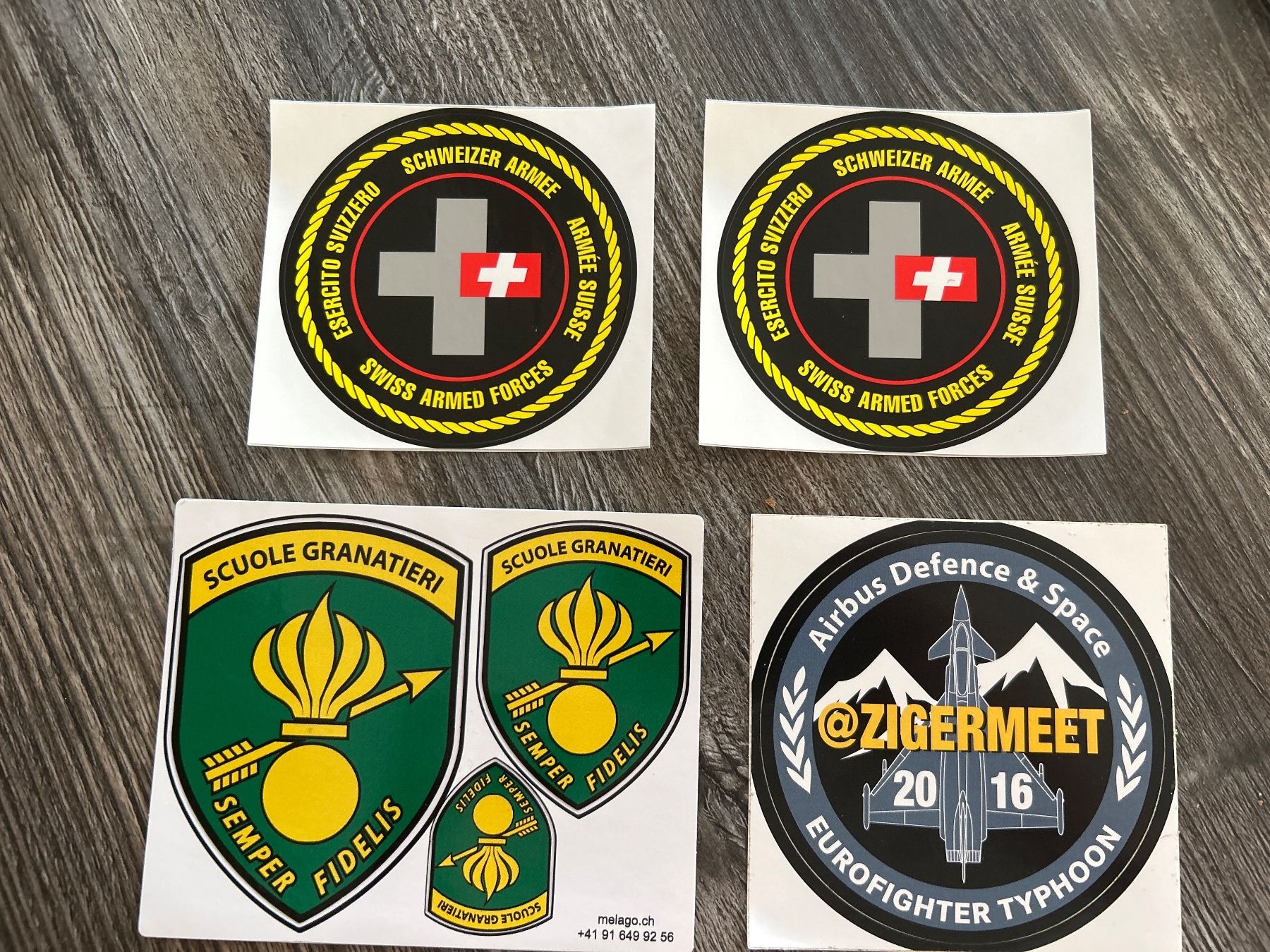 Autocollants: 4 Aufkleber Schweizer Armee – Neuf (Voir description) à Hausen am Albis par MACV62