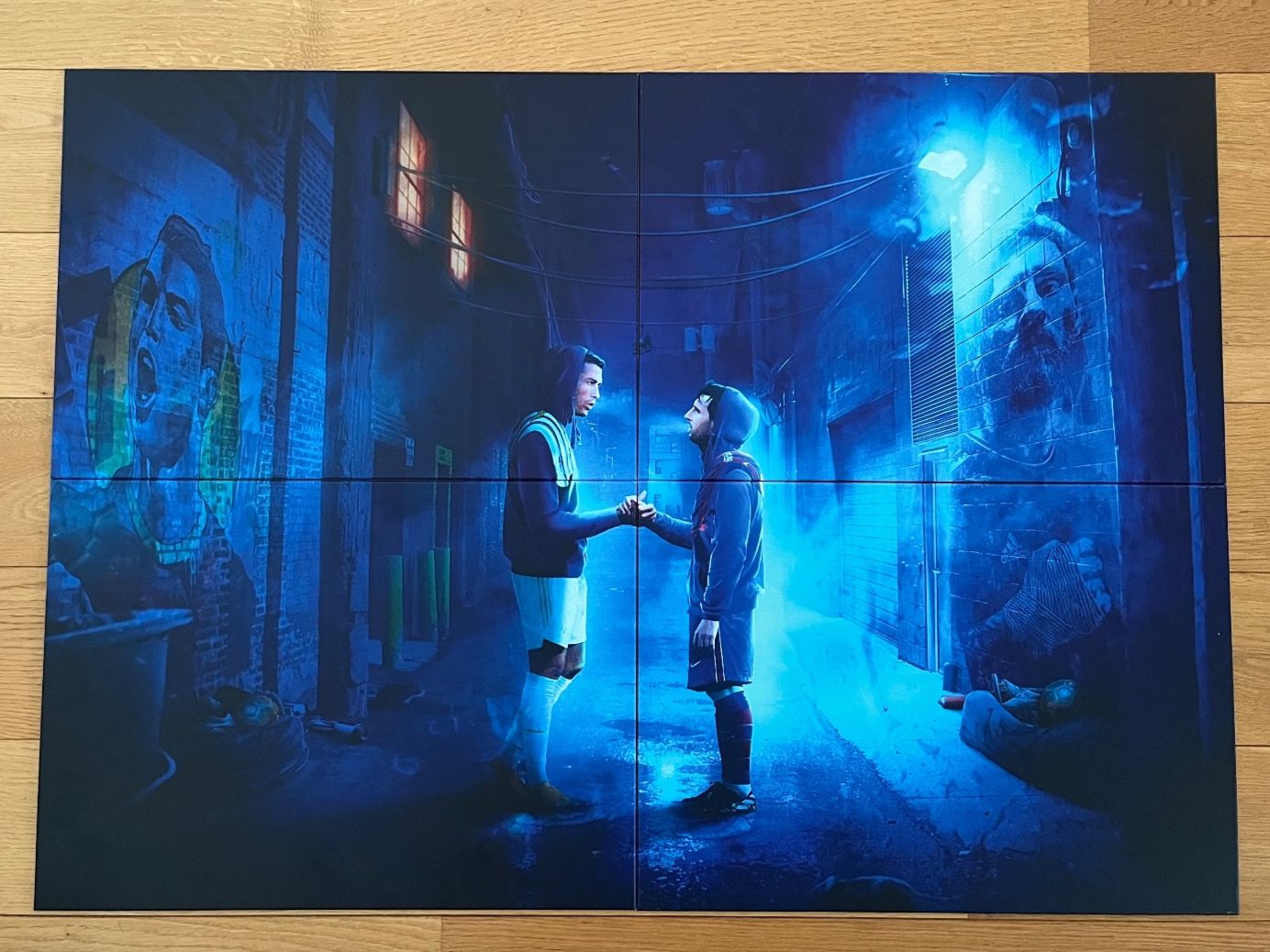 Poster & Bilder: Displate XL (Messi & Ronaldo) – Gebraucht aus St. Gallen von lukas_tobler