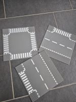 Lego 3x Strassenplatten / Grundplatten, wie neu!