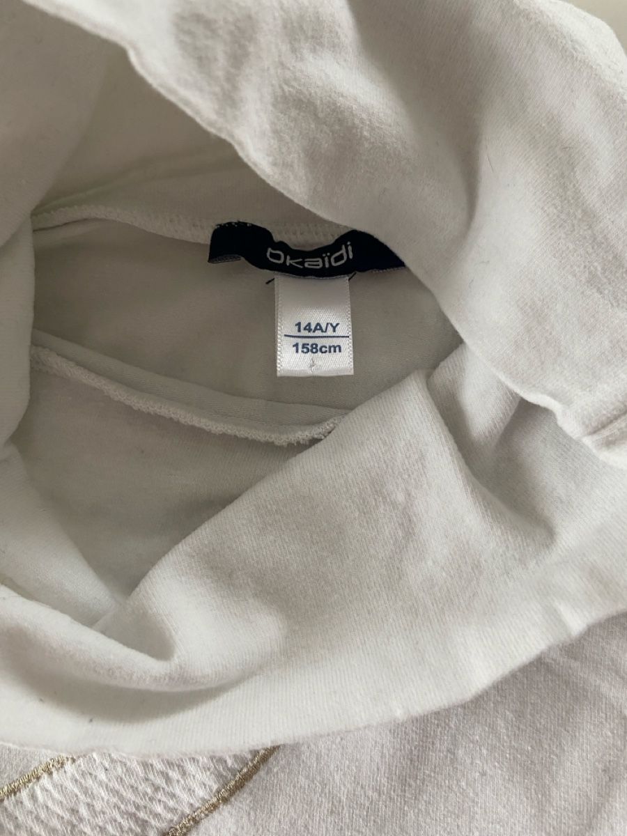 Okaidi Maglioni & Felpe: Okaidi Rollkragen-Pullover weiss 158 cm – Usato da Luzern venduto da Nordischkind 3
