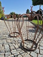 Rostige Krone Dekoration Gartendeko  Metall Konvolut 3 Stück