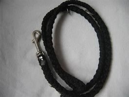 6 fach Geflochtene Nylonleine schwarz