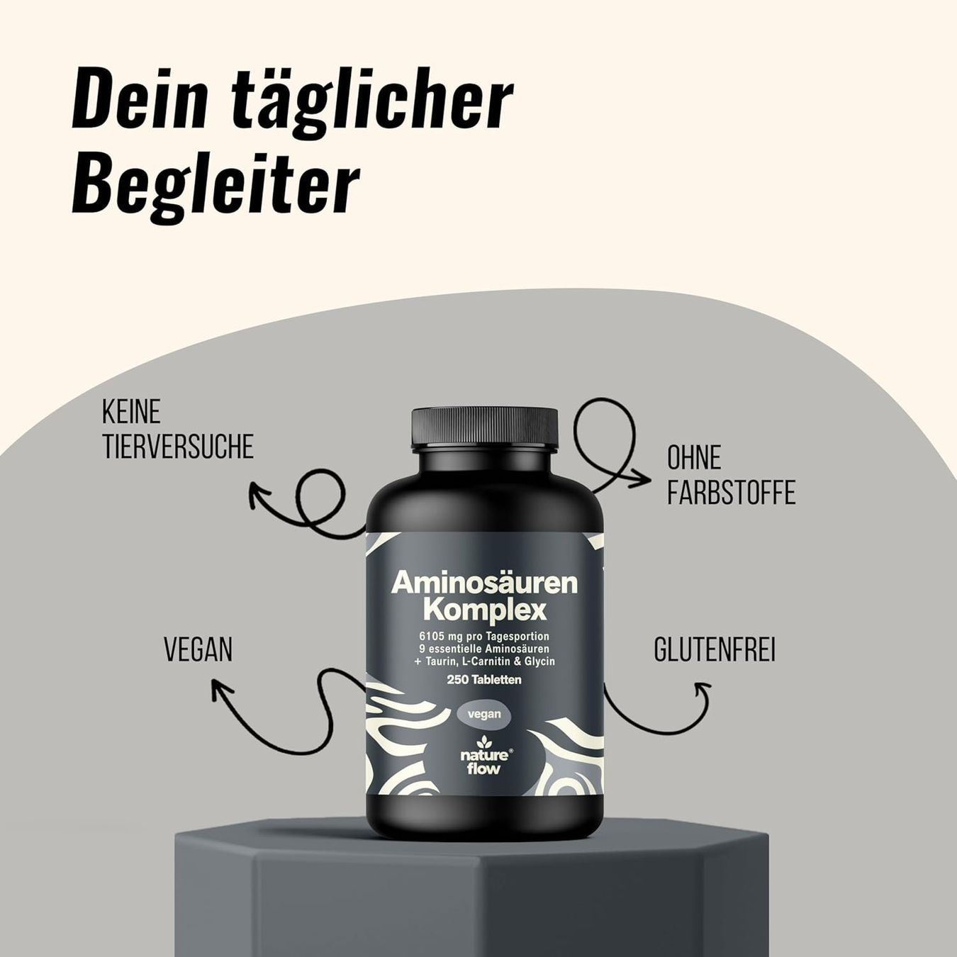 Cibi & Specialità: Aminosäuren Komplex 6105mg 250 Tabletten – Nuovo e nell'imballaggio originale da Suhr venduto da SchnapperCH 1